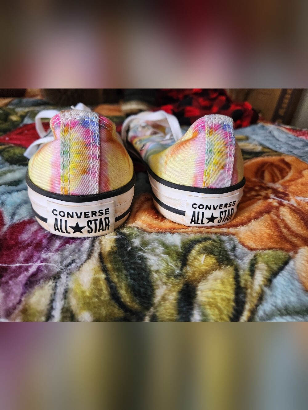 CONVERSE Tie-Dye Canvas Lace-Up Sneakers - Multicolor - Picture 2 of 4